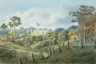 View from Captain Williams Bungalow at Mongheer (Munger), c.1808